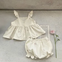 MILANCEL Vestido verano niña – Algodón con volantes