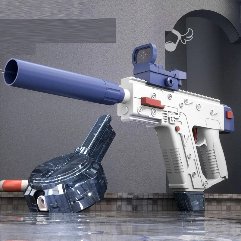 Vector Pistola de agua eléctrica - gran capacidad para verano - imagen 5