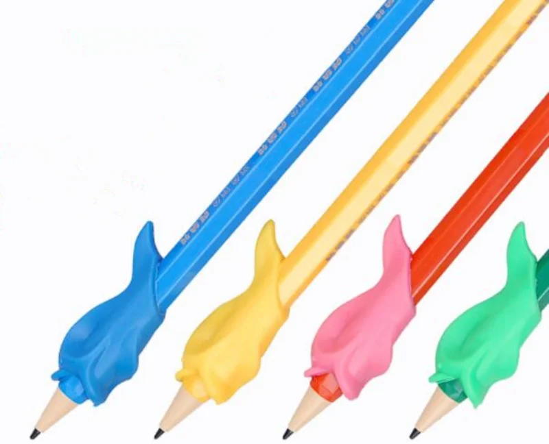 Portalápices siliconas ergonómicos para niños – Estimula escritura - imagen 2