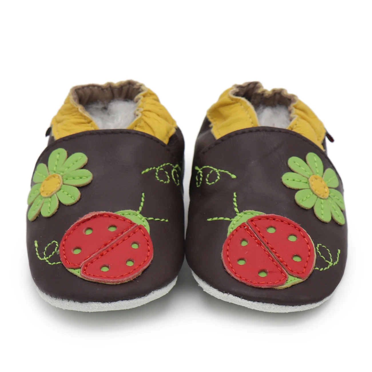 Carozoo Zapatillas Primeros Pasos en Piel – Suela suave para bebé - imagen 2