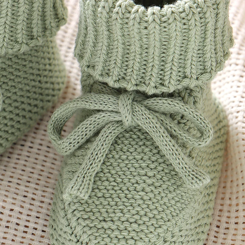 Zapatitos de algodón para bebé recién nacido – Cómodos para casa (0-18 meses) - imagen 5