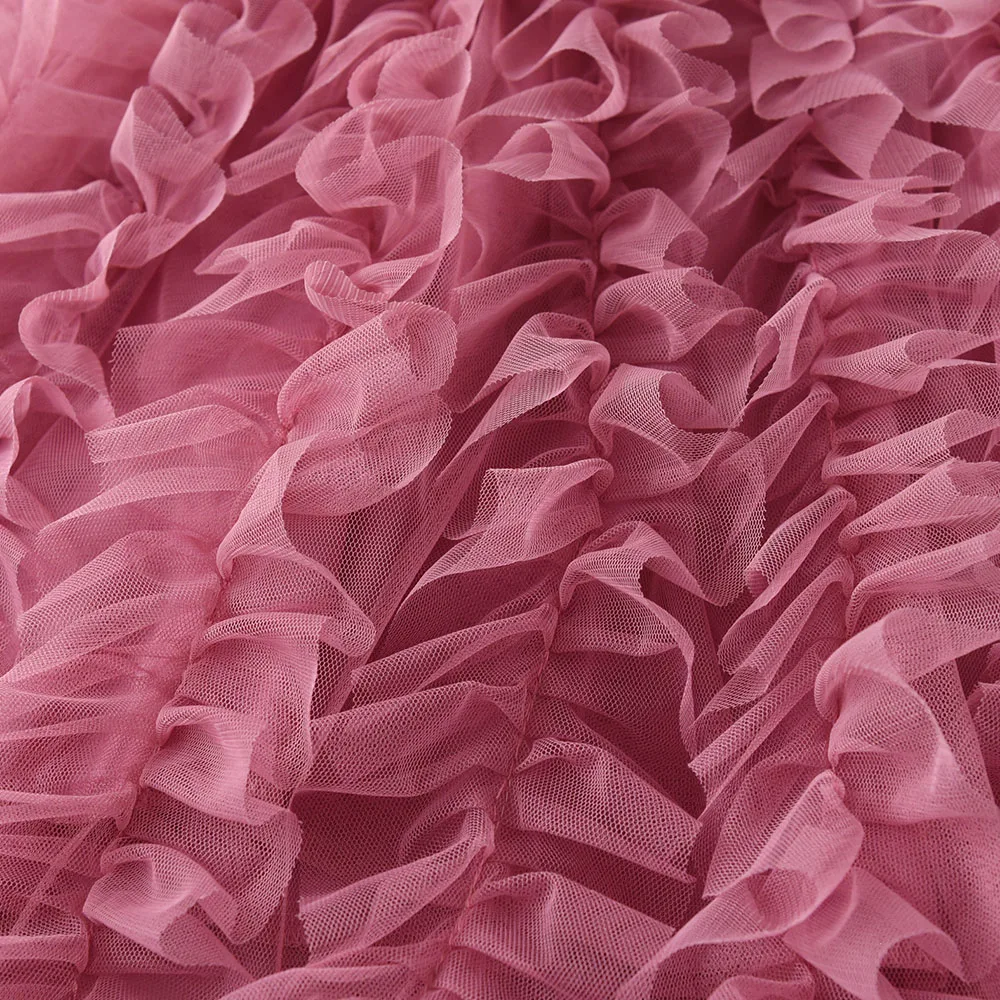 DXTON vestido tutú de princesa con lentejuelas para niña de fiesta - imagen 4