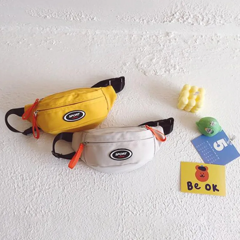 Riñonera infantil deportiva bandolera cruzada de tela