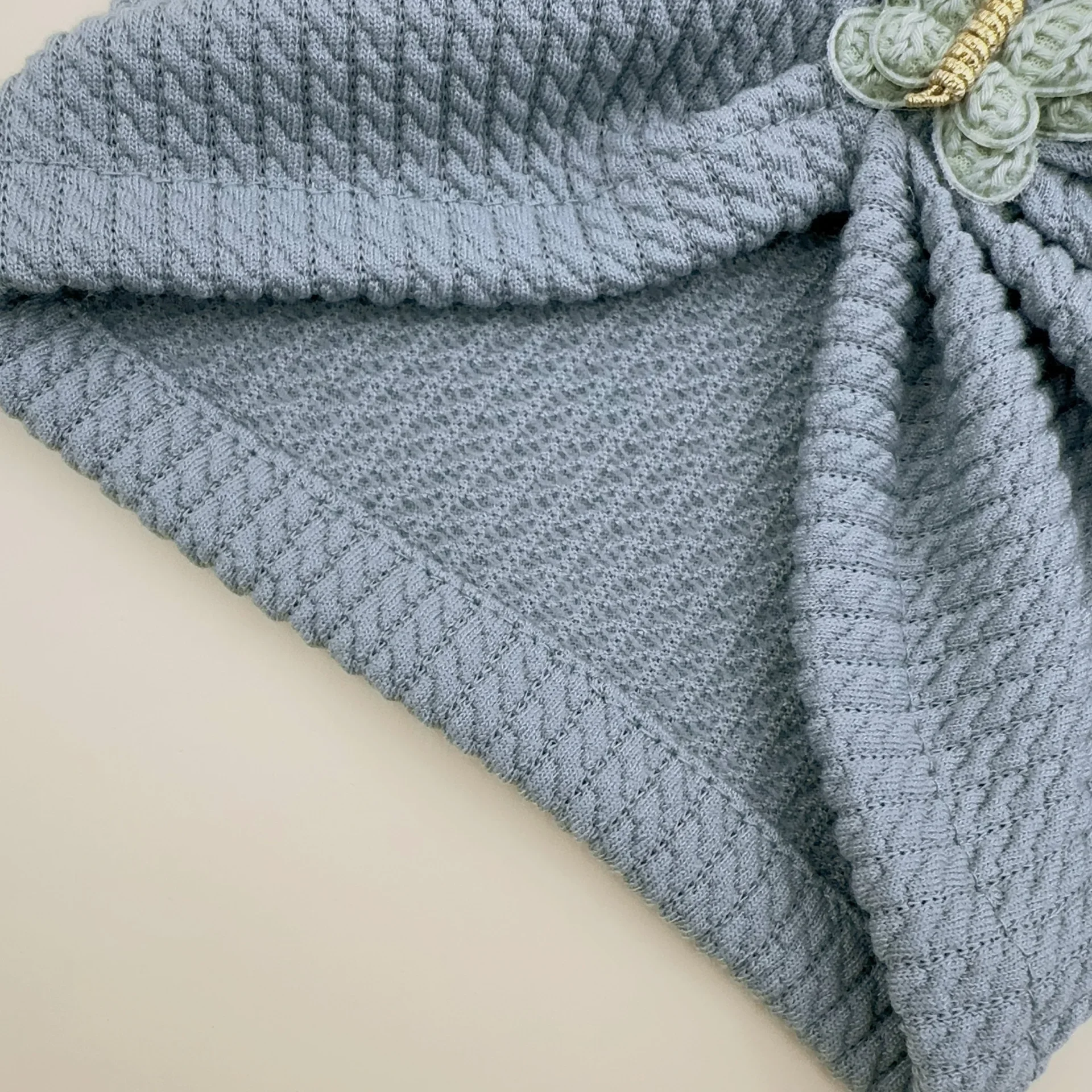 Gorro bebé mariposa tipo jersey para recién nacidos - imagen 5