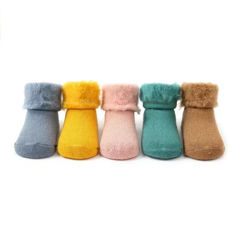 Calcetines térmicos invierno para bebé de algodón