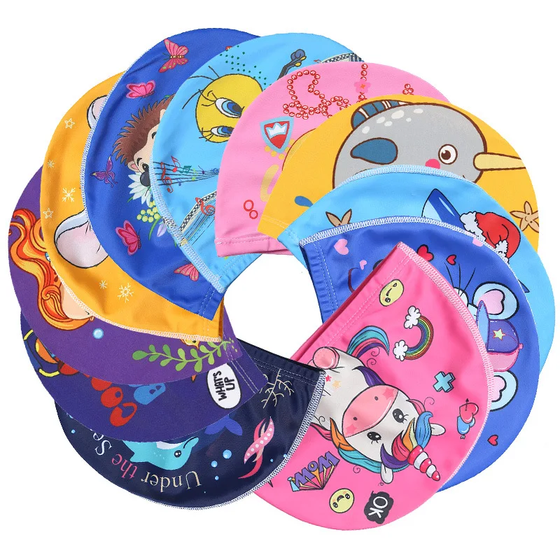 Gorro de baño infantil impermeable con protección para oídos - imagen 3