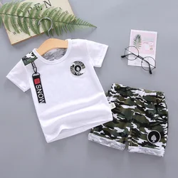 Conjunto verano niño algodón – Camiseta y shorts