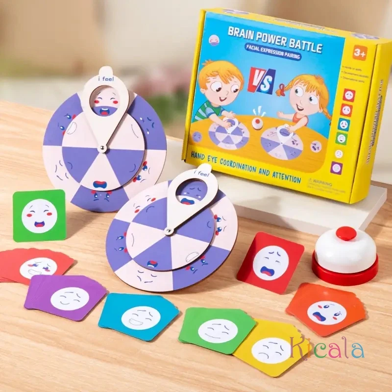 Spinners de expresión de madera para jugar en familia