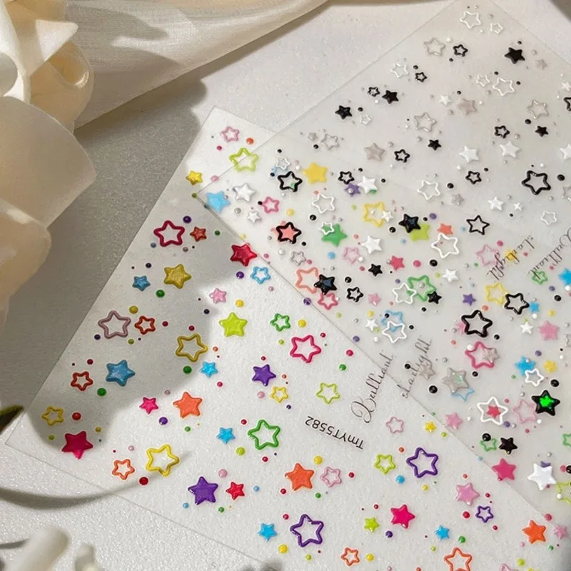 Guka pegatinas de estrellas autoadhesivas para manualidades veraniegas - imagen 2