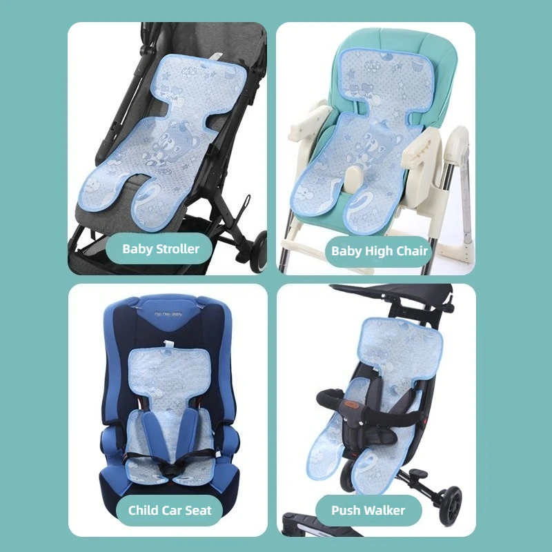 Colchoneta refrigerante para cochecito de bebé transpirable lavable - imagen 4