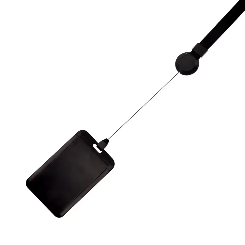 Porta credenciales con carrete retráctil y cordón – Soporte trabajo - imagen 5