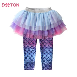 DXTON Disfraz de baile para niñas con pantalón falda tul