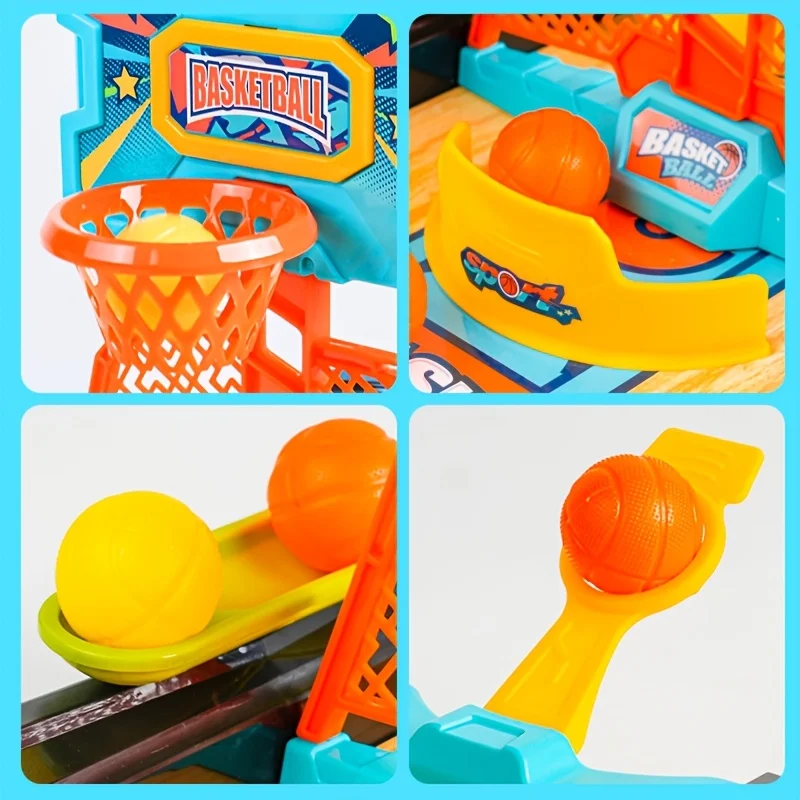 Juego baloncesto de mesa mini para niños y adultos - imagen 4