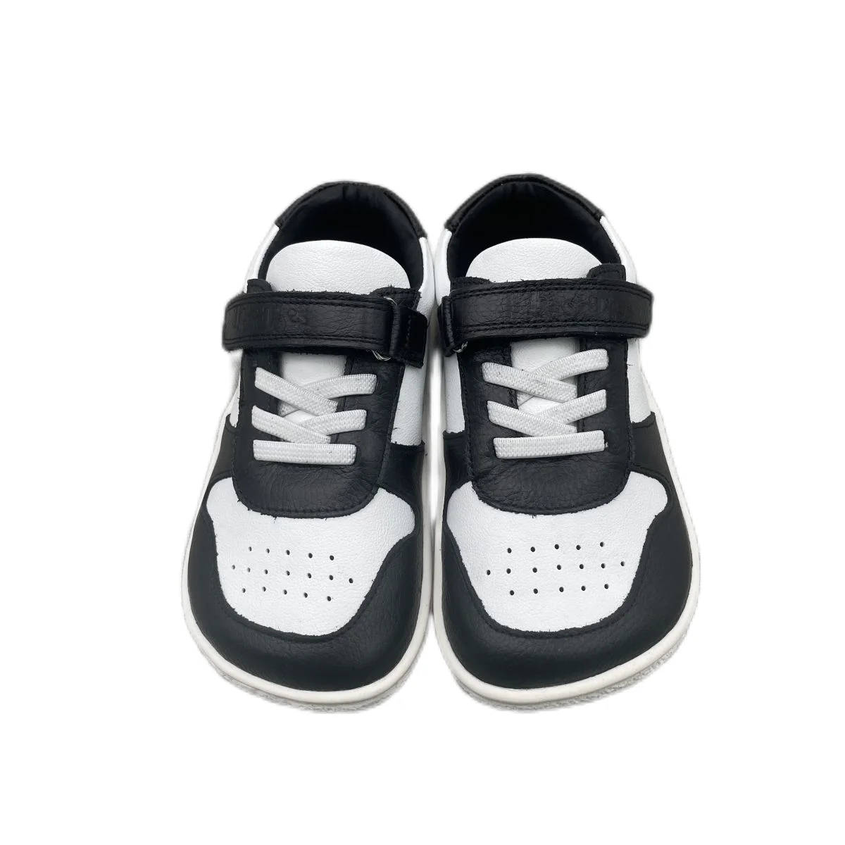 Tipsietoes Zapatillas de cuero auténtico minimalistas con tira elástica - imagen 2