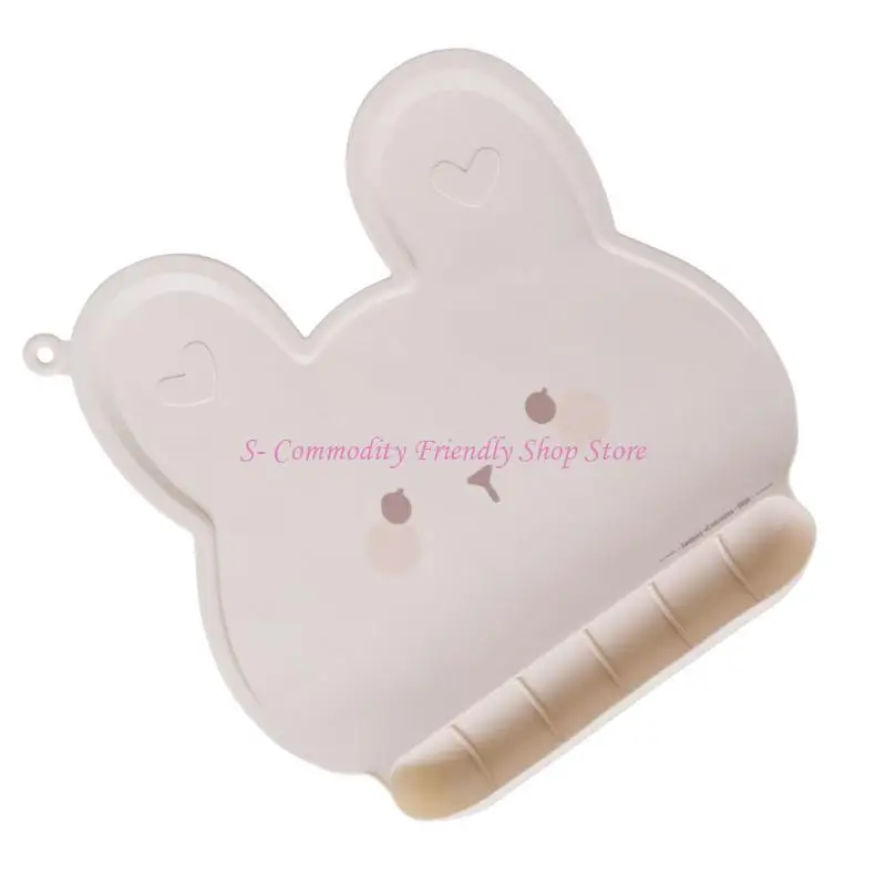 Mantel de silicona con bolsillo conejito para atrapar comida - imagen 3
