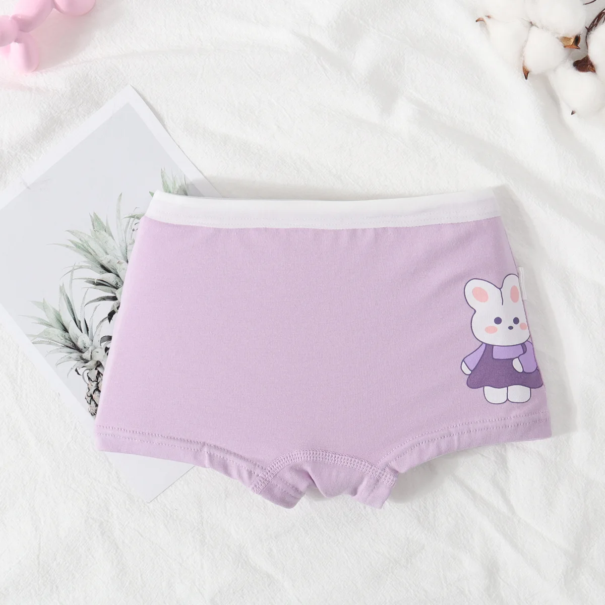 Calzoncillos bóxer de algodón transpirable para niñas - imagen 4