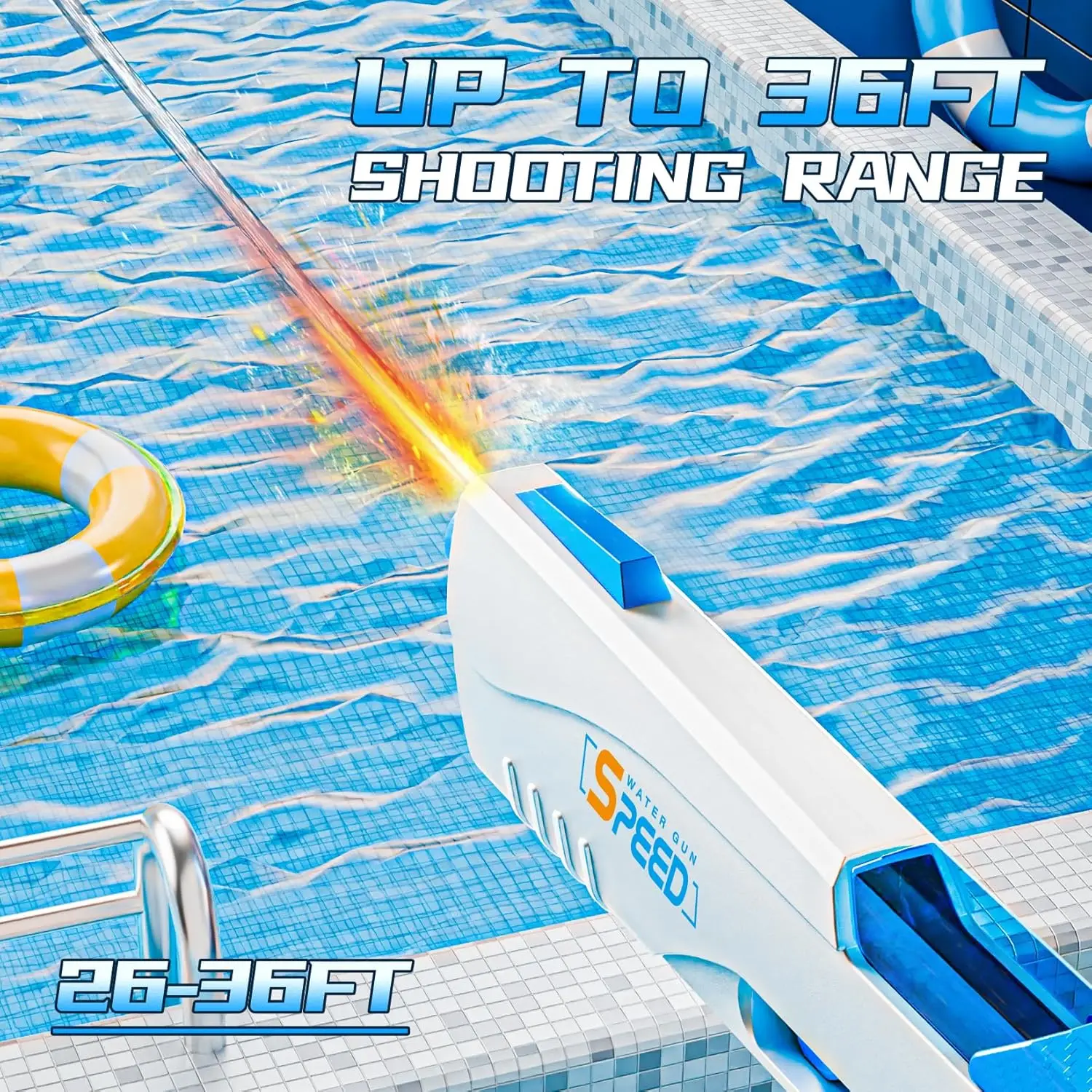 Pistola de agua recargable automática para niños y adultos - imagen 5