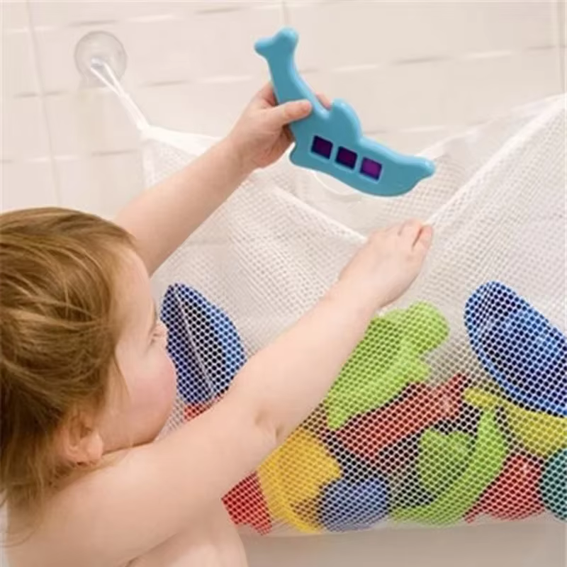 Bolsa arena playa niño – Cesta malla impermeable para juguetes