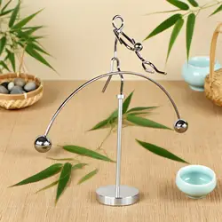 Juguete de equilibrio artístico de acero inoxidable para escritorio