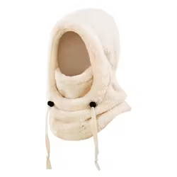 Gorro térmico con bufanda integrada para niño – Protección antiviento