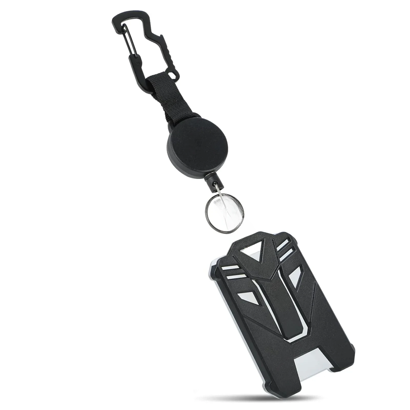 Llavero extensible con clip para llaves – Cable de acero retráctil - imagen 4