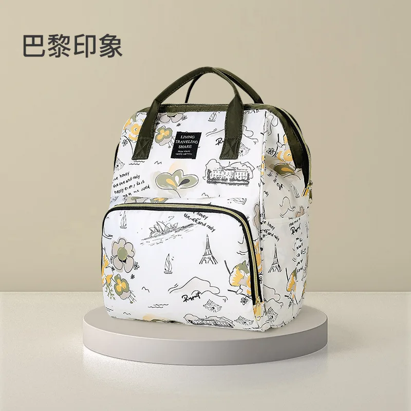 Bolso de maternidad multifuncional con gran capacidad y asa doble - imagen 5