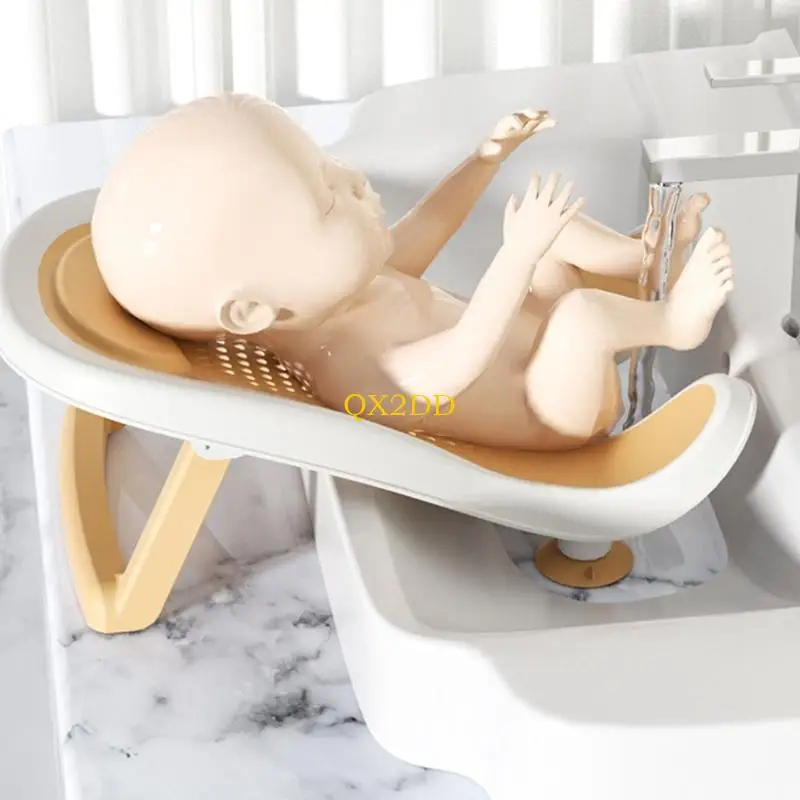 QX2D herramienta de lavado de bebés con soporte plegable para bañera - imagen 4