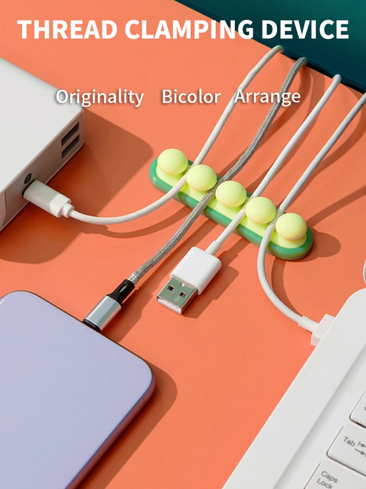 Organizador de cables infantil para escritorio y pared – Práctico - imagen 5