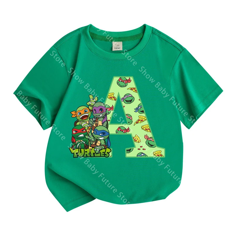Camiseta manga corta verde Tortugas Ninja para niños - imagen 5