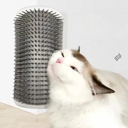 Rascador de esquina con hierba gatera para gatos