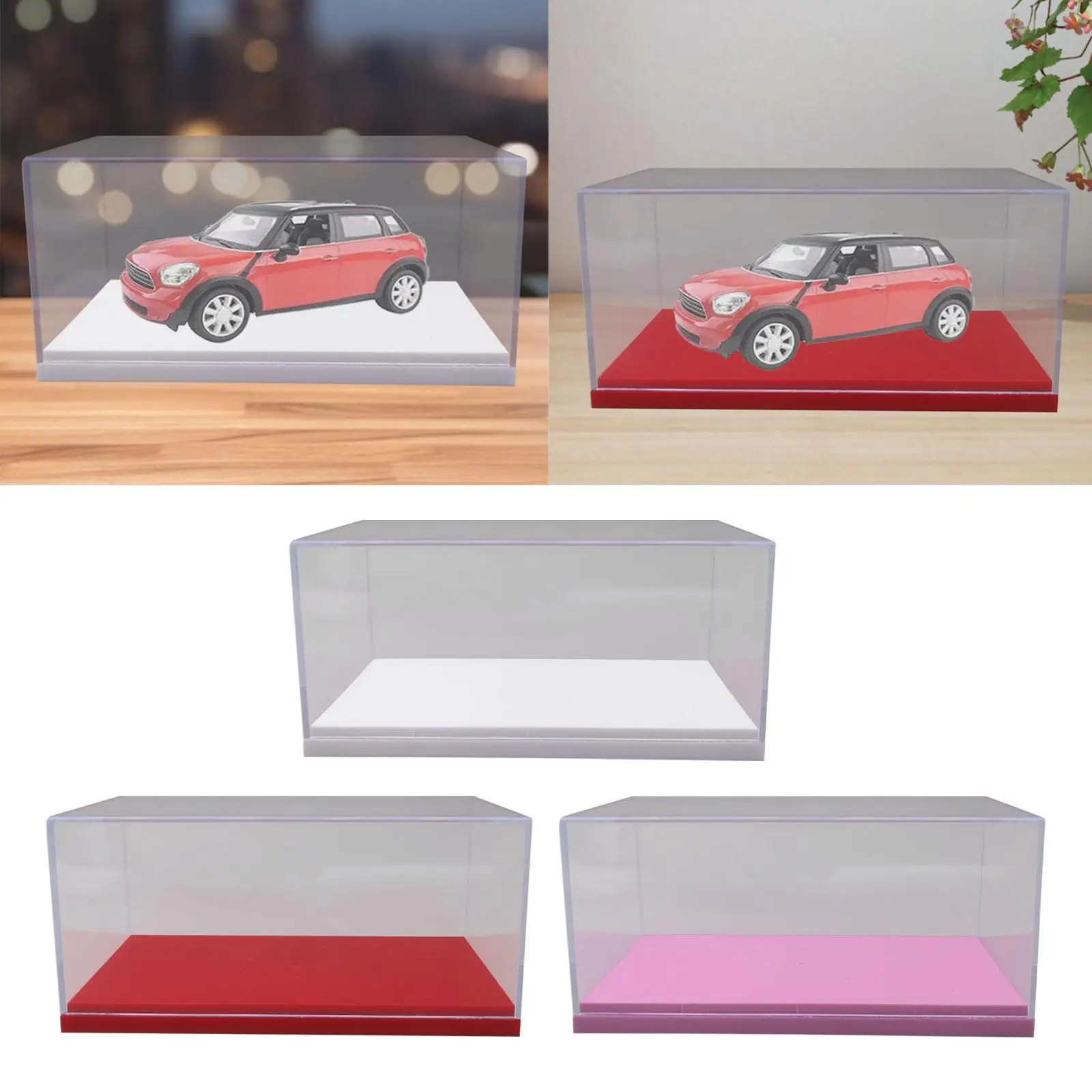 Vitrina para coches de juguete acrílica con tapa transparente - imagen 2