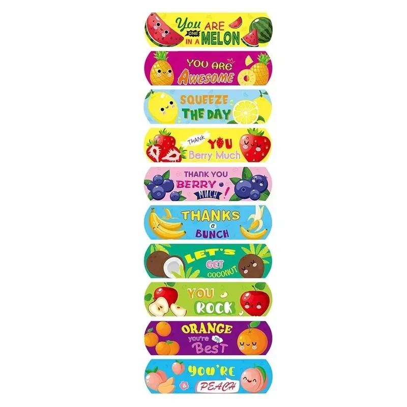 Tiritas infantiles con diseños divertidos de fruta – Impermeables para heridas - imagen 2