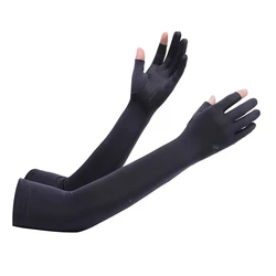 Mangas de protección solar UV de medio antebrazo para deporte