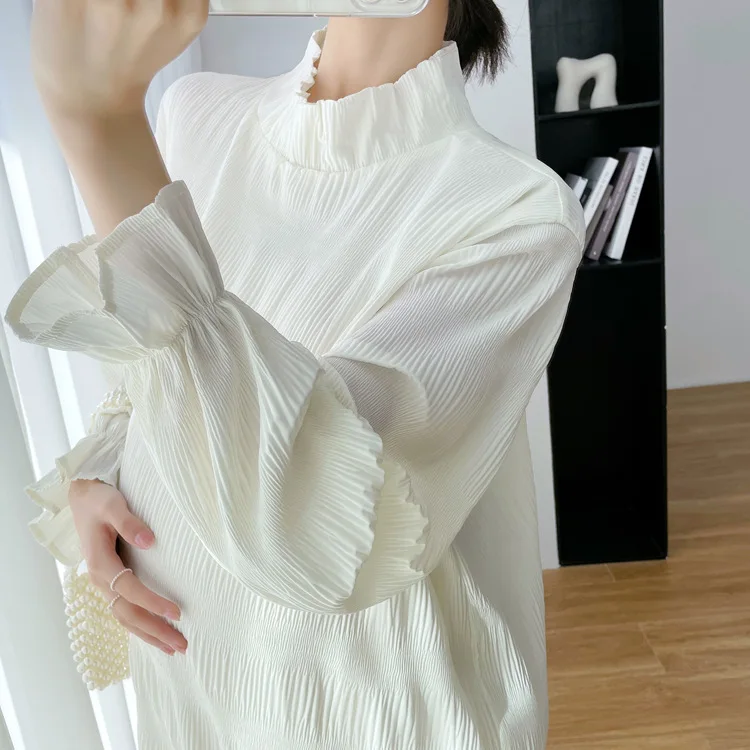 Vestidos de maternidad largos - Moda coreana primavera, sueltos - imagen 4