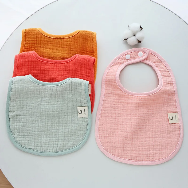 Babero bandana absorbente de gasa y algodón suave - imagen 4