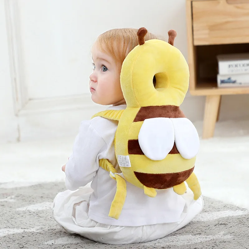 Almohada anticaídas para gorro protector ajustable de cabeza bebé - imagen 4