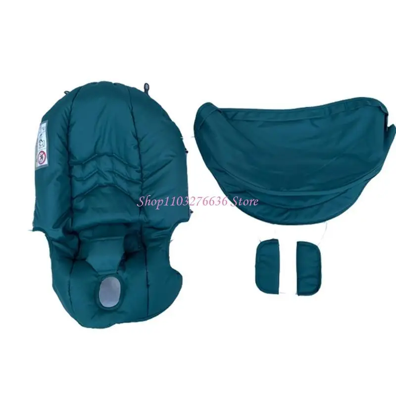 R6FD Cojín plegable para bebé – colchón cochecito multifunción frío - imagen 3