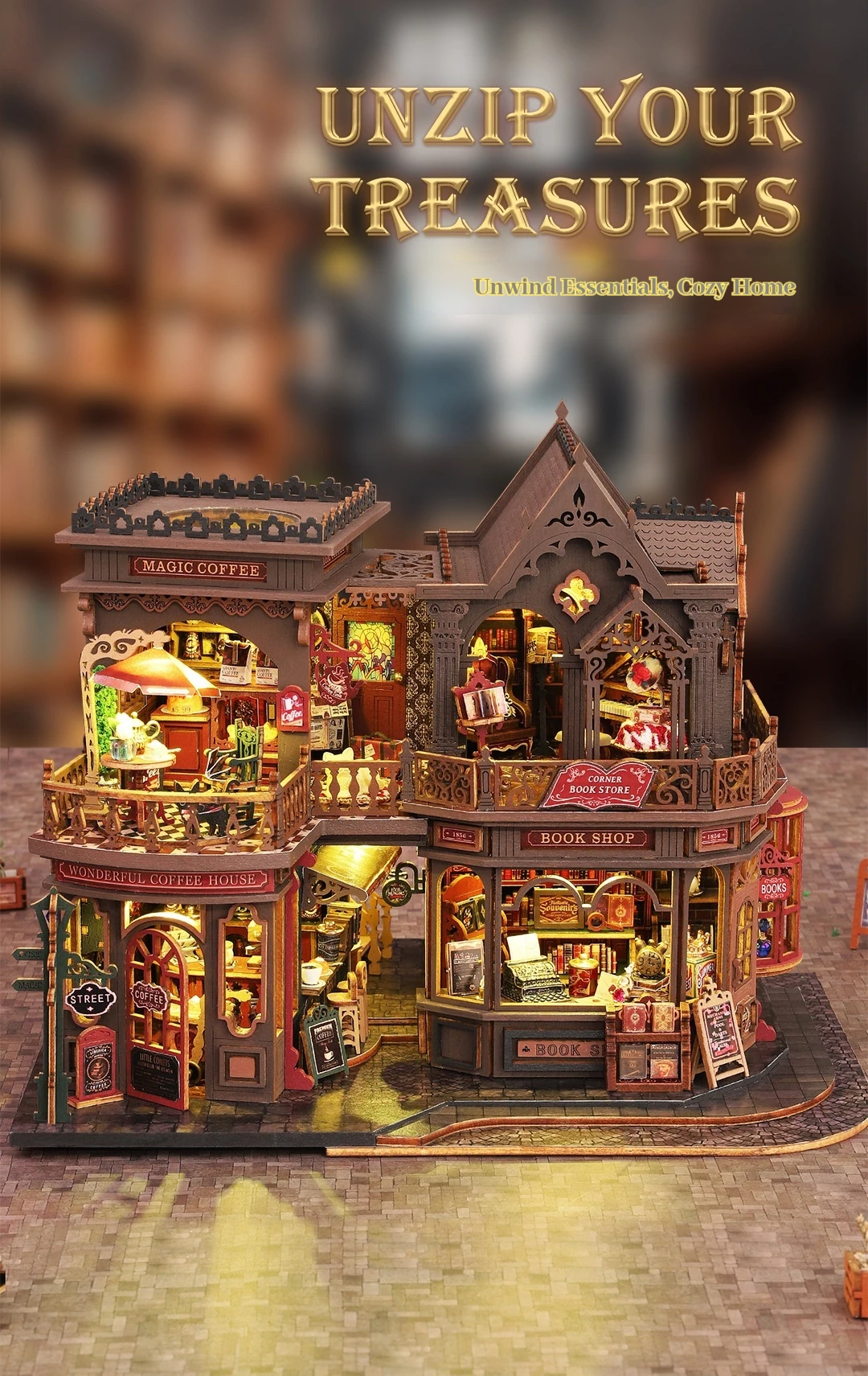 Ensamblaje y acabados del mueble en miniatura