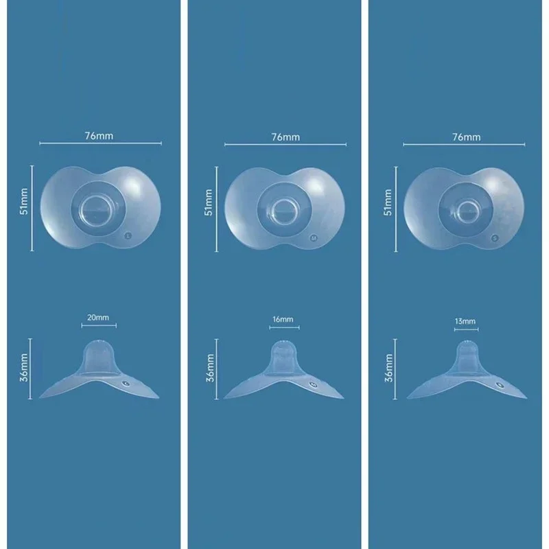 Protectores de pezón de silicona para lactancia - imagen 5