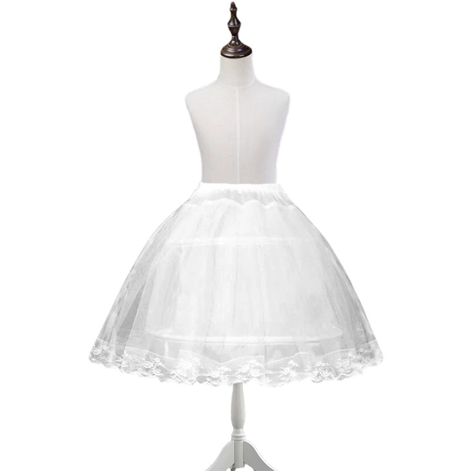 Enagua de crinolina para niña – voluminosa en bodas y fiestas - imagen 2