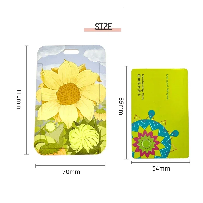 Detalle de la funda y la etiqueta floral