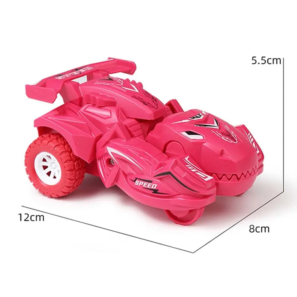 Coche de dinosaurio transformable con vehículos acrobáticos