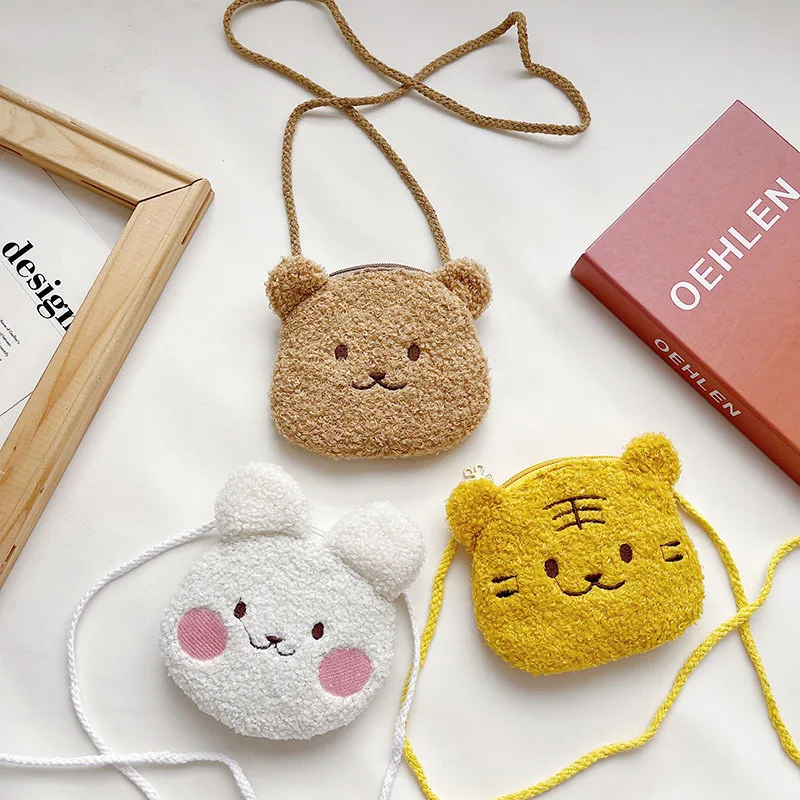 Monedero oso de peluche con cremallera para niña - imagen 5