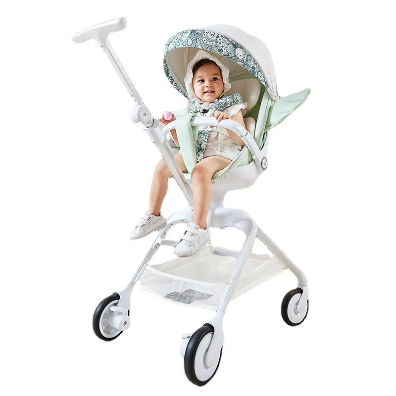 Cochecito bebé plegable ligero reclinable para sentarse y acostarse - imagen 5