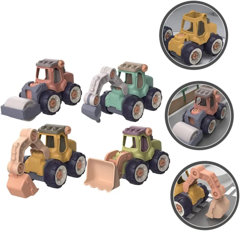 Juegos de construcción desmontables con excavadora y bulldozer - imagen 5