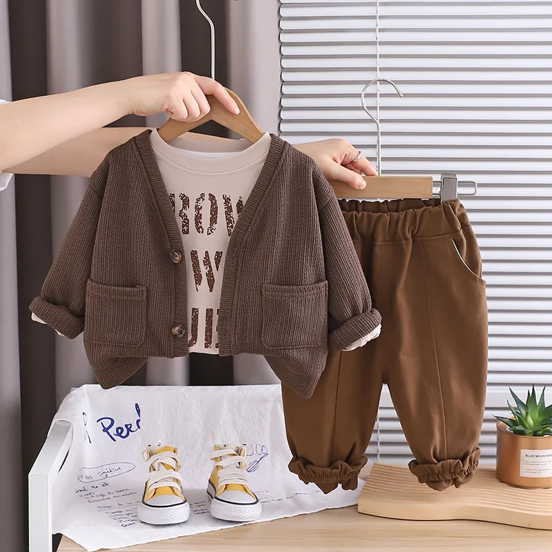 Conjunto otoño para niño con jersey y pantalón – Ropa infantil - imagen 2