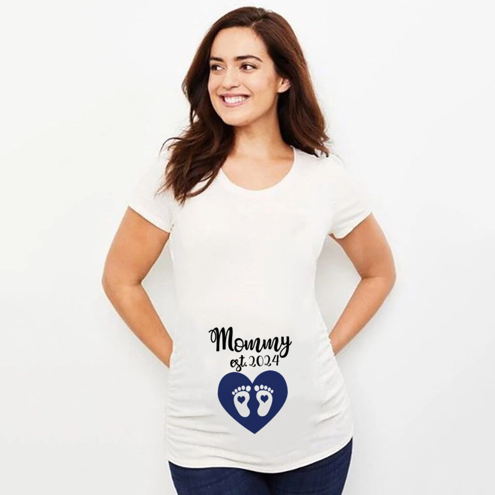 Camiseta maternity veraniega para embarazada – tela suave y transpirable - imagen 3