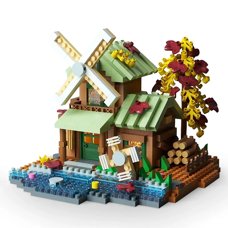 Bloques de construcción para casa del árbol con molino de viento - imagen 5
