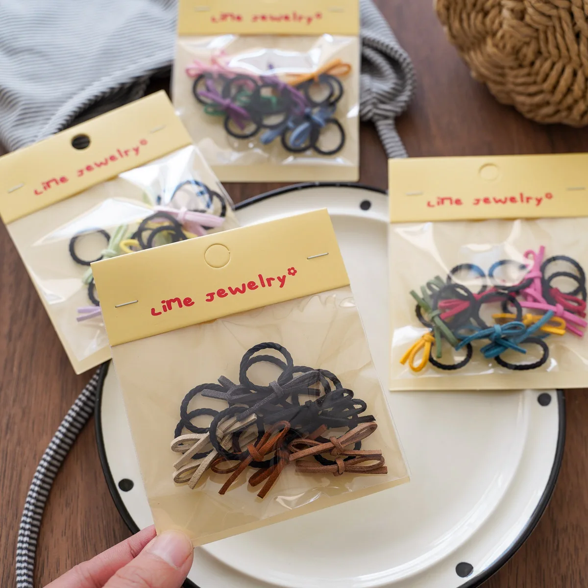 Diademas elásticas con lazo colorido para bebés y niñas - imagen 2