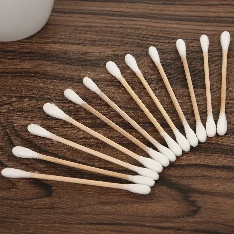Bastoncillos hipoalergénicos de algodón suave para la higiene del bebé - imagen 3